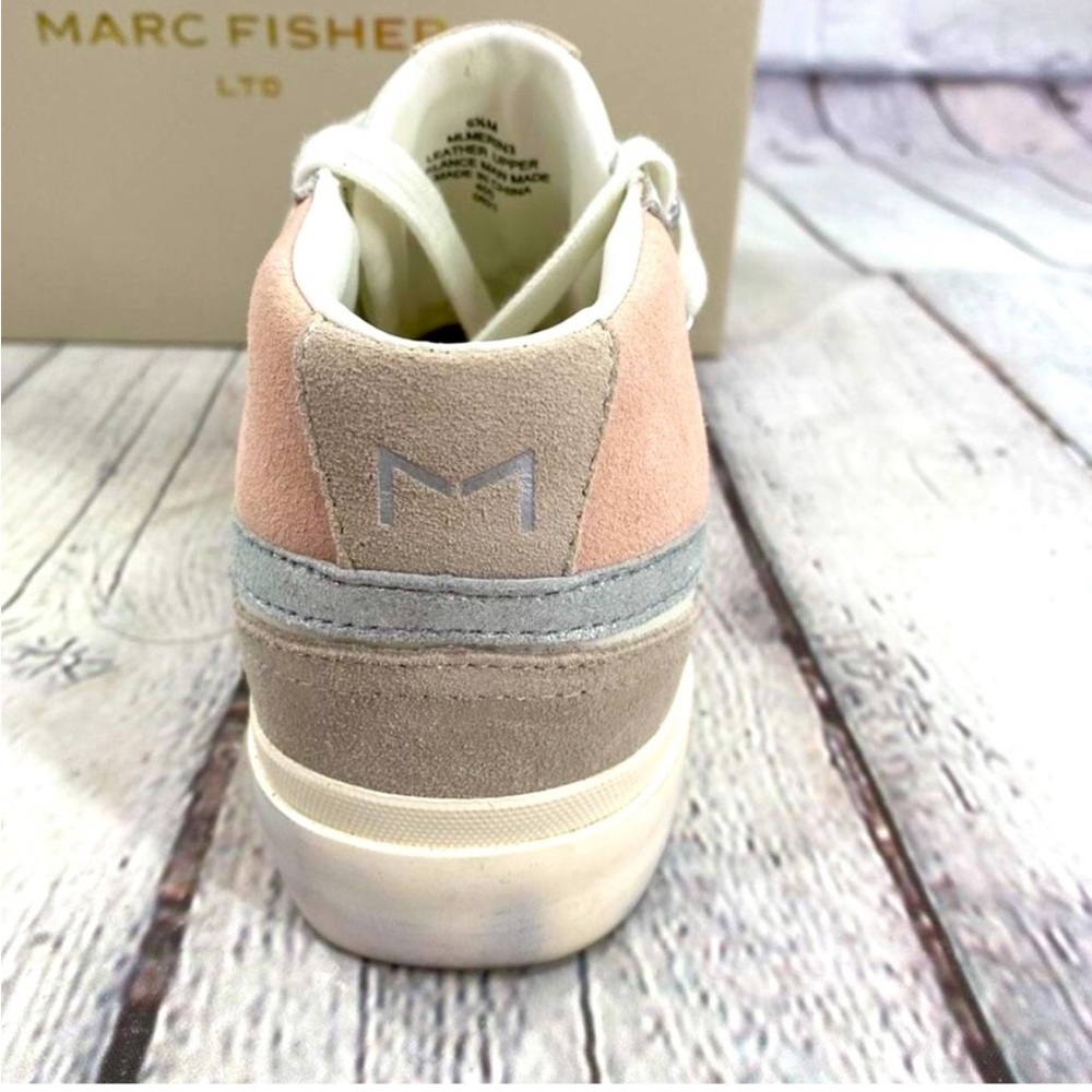 Marc Fisher White High-Top Sneakers - Picture 5 of 7